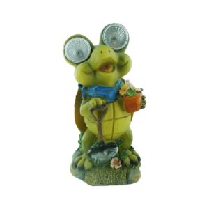 Outdoor Solar Led Decorative Light Animal Figurine Frogs,Frogs Solar LED Lantern Statue Resin Wholesale Solar Garden Lights